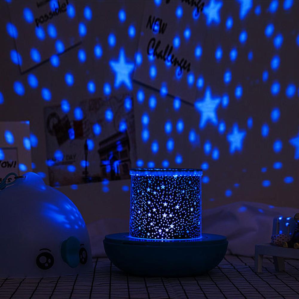 Luce notturna a proiezione di stelle rotanti a LED Lucky Fish personalizzata