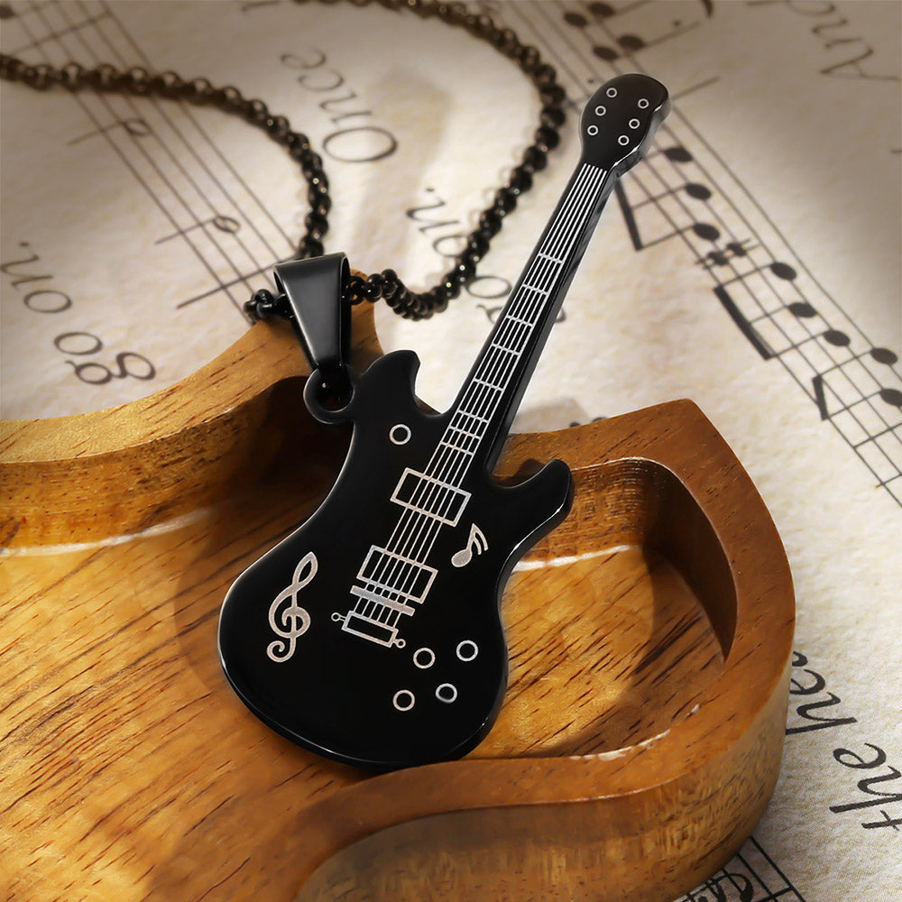 Personalized Guitar Necklace Gifts for Guitar Enthusiast