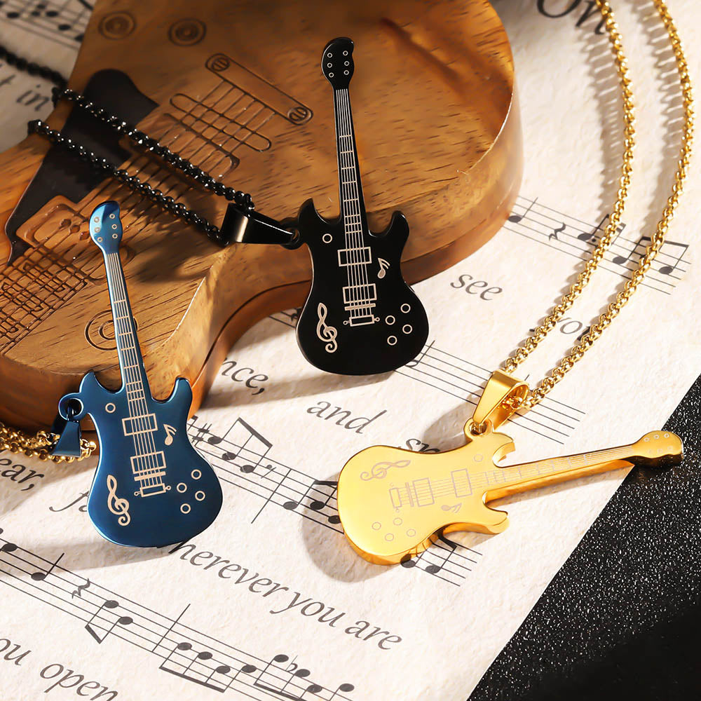 Collana di chitarra personalizzata per gli appassionati di chitarra 