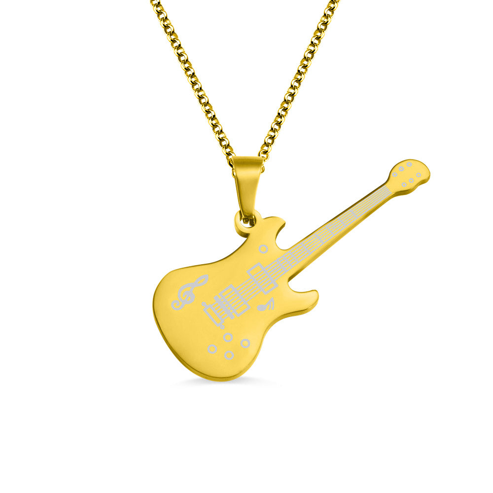 Collana di chitarra personalizzata per gli appassionati di chitarra 