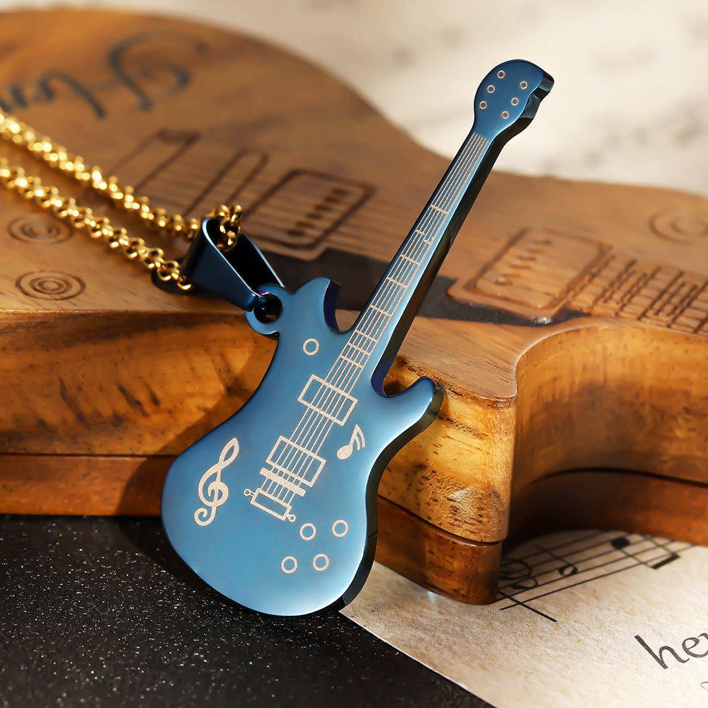 Personalized Guitar Necklace Gifts for Guitar Enthusiast