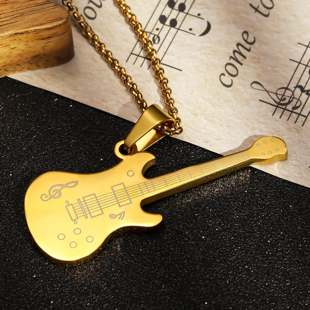 Collana di chitarra personalizzata per gli appassionati di chitarra 