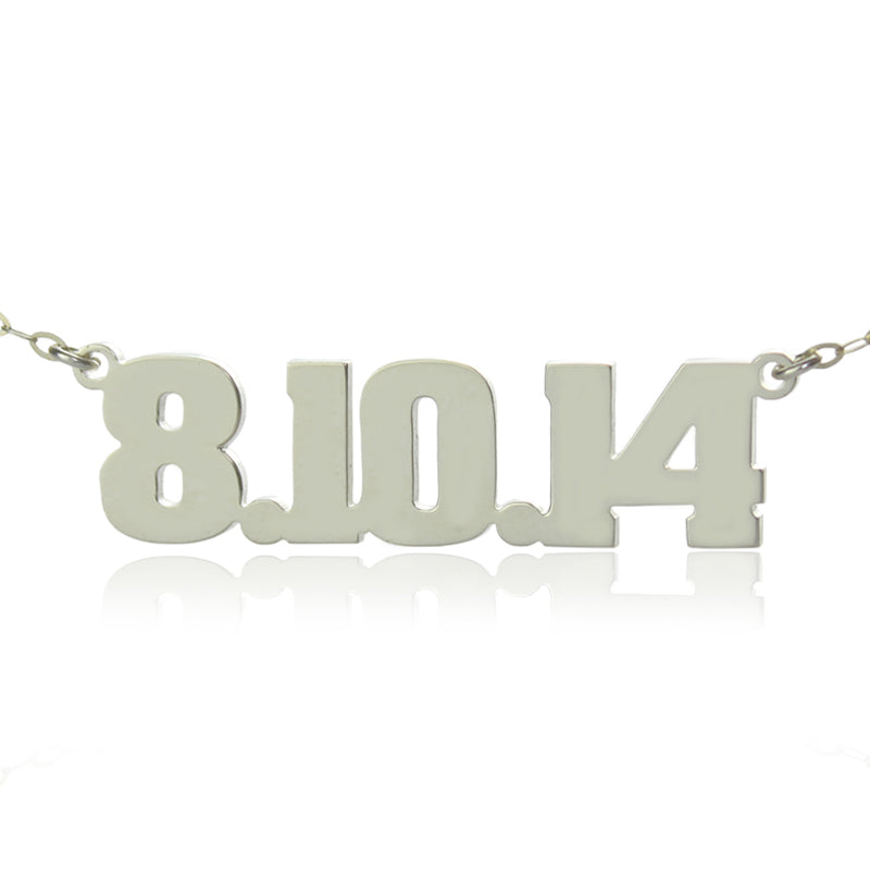 Collana con numero personalizzabile 