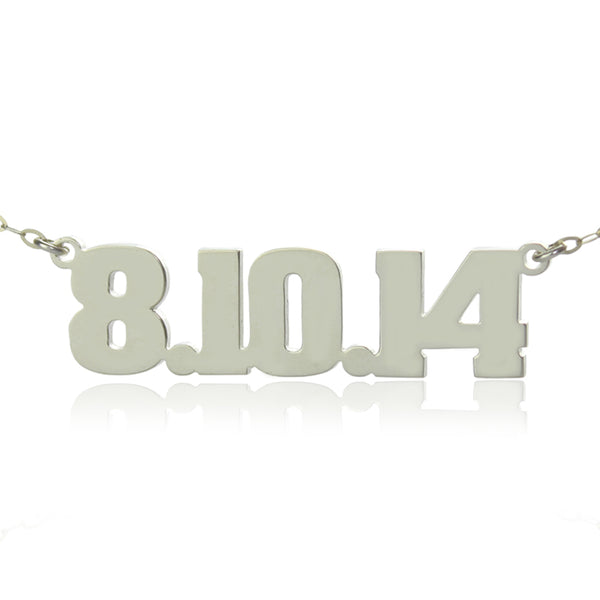 Collana con numero personalizzabile 