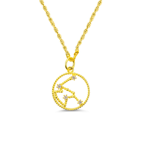 Personalized Zodiac Necklace Birthday Gift