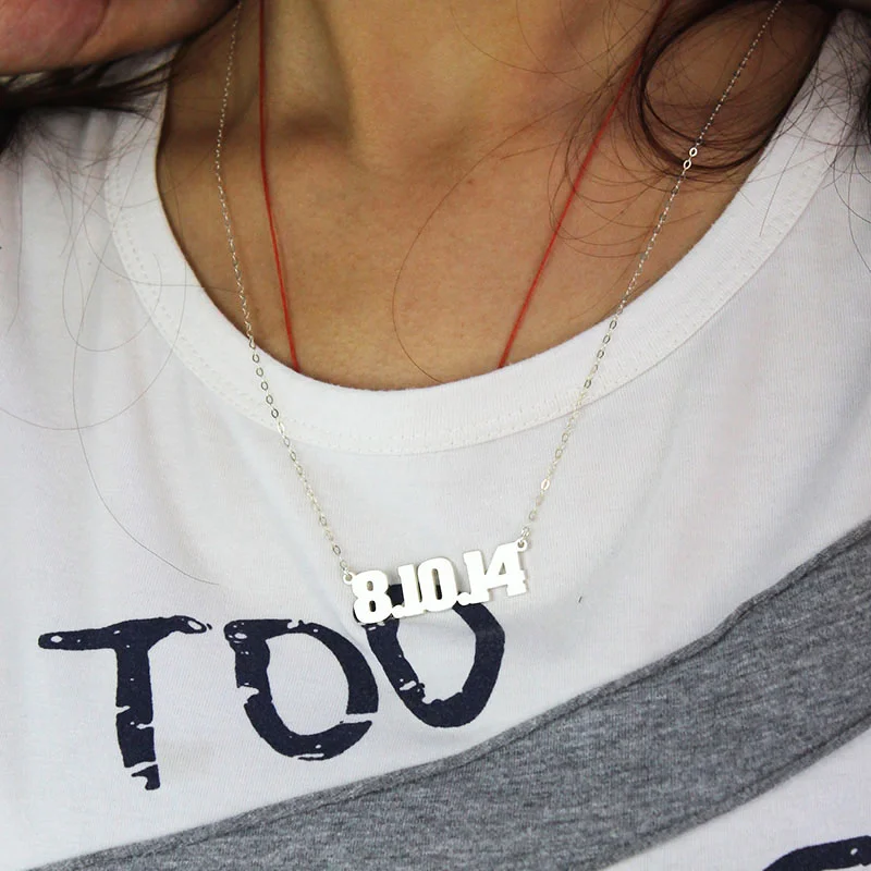 Collana con numero personalizzabile 