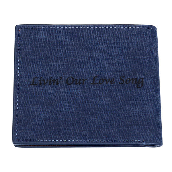 Personalized Photo Leather Wallet fo Men