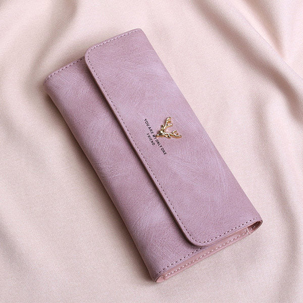 Women's Photo Leather Long Wallet