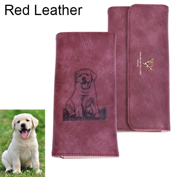 Women's Photo Leather Long Wallet