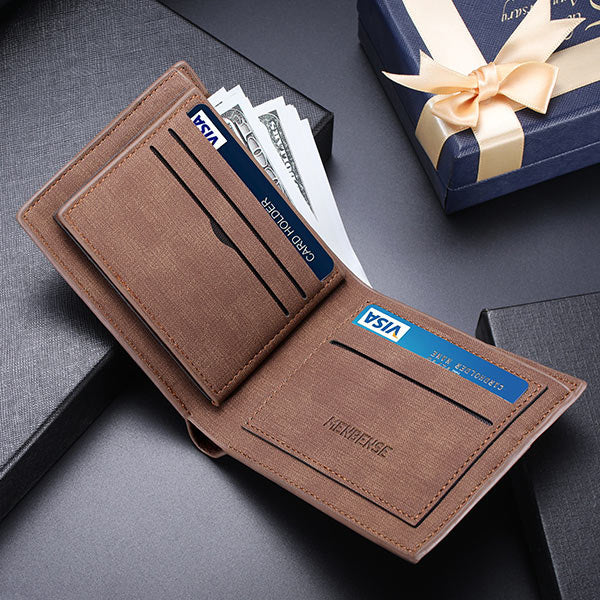 Personalized Leather Wallet for Men