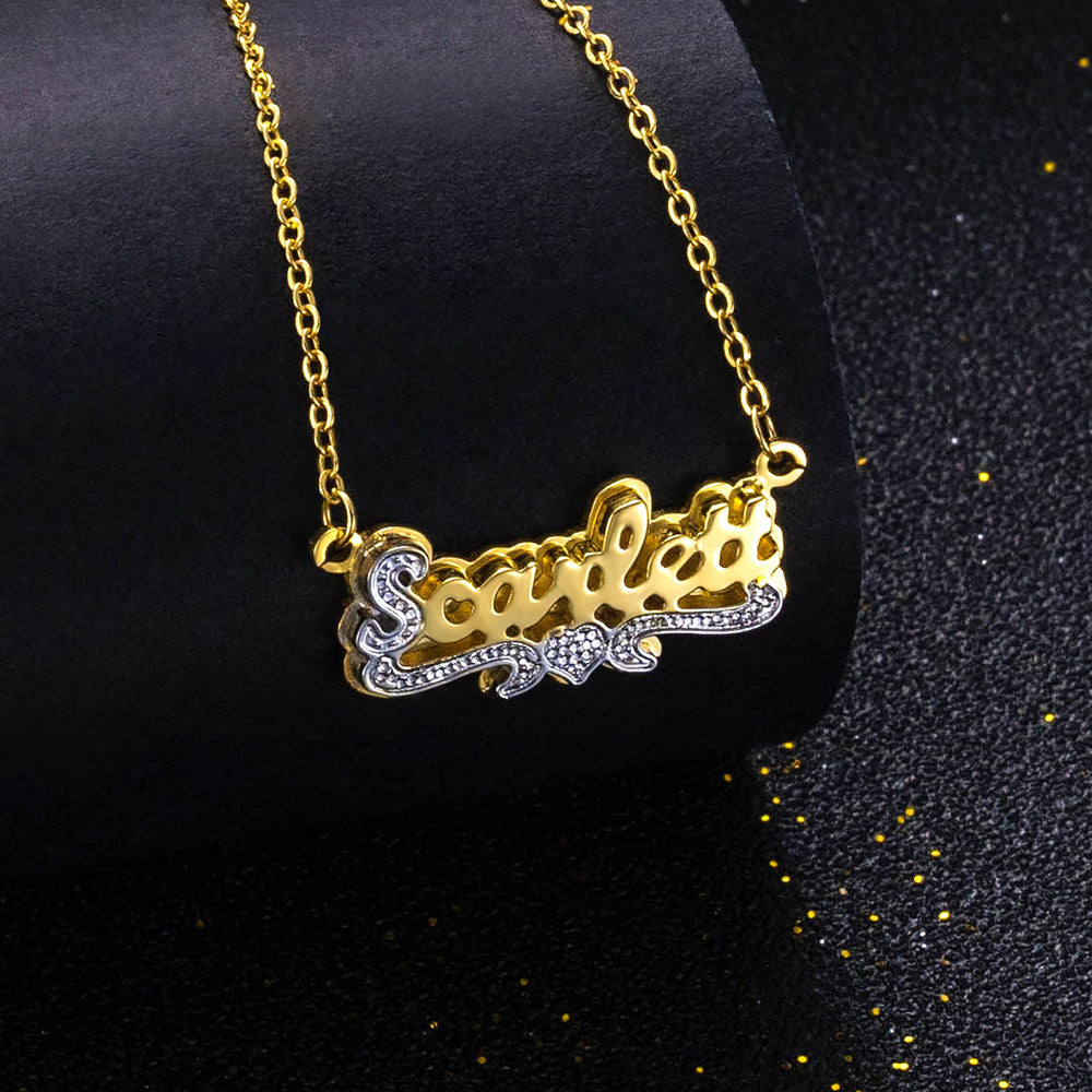 Custom Name Plate Necklace