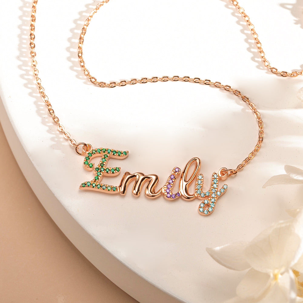 Custom Nameplate Necklace Name Necklace