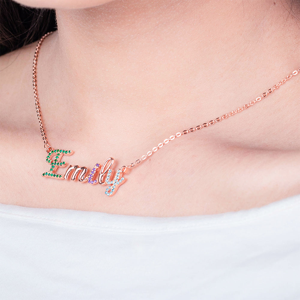 Custom Nameplate Necklace Name Necklace