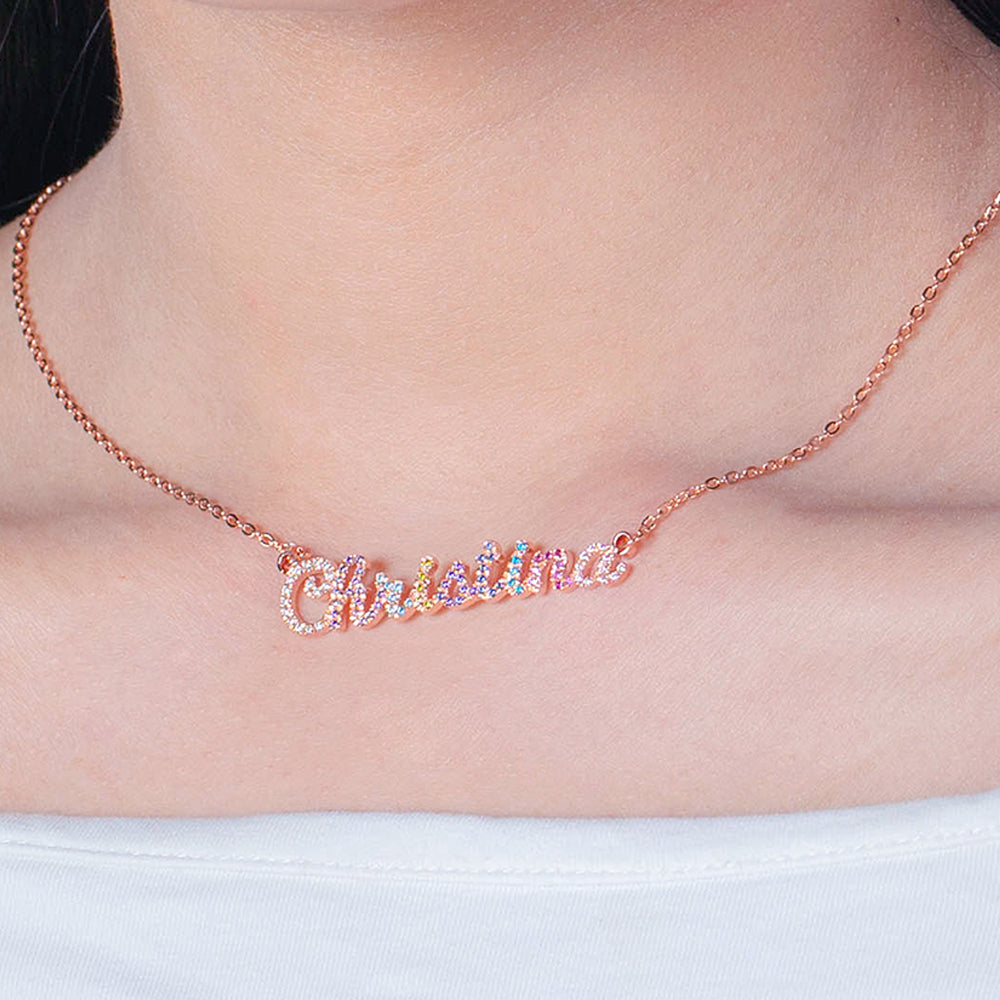 Collana con targhetta personalizzata Collana con nome 