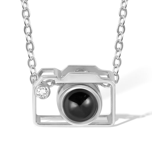 Personalized Camera Projection Necklace