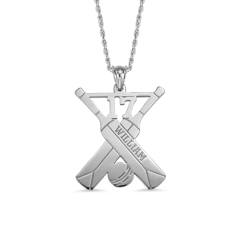 Personalized Cricket Memorial Necklace