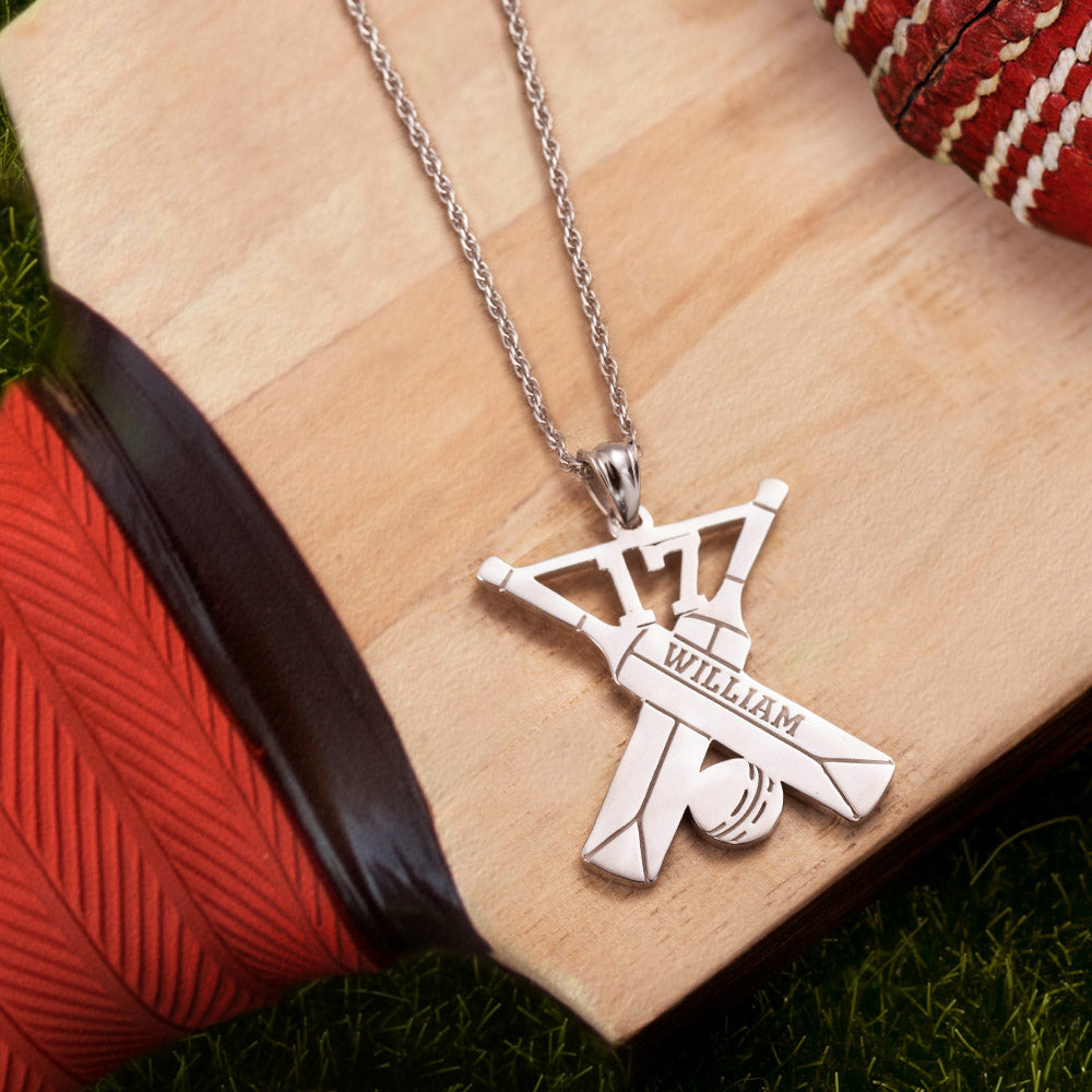 Collana commemorativa personalizzata Cricket