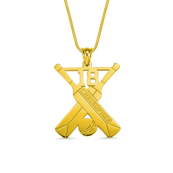 Collana commemorativa personalizzata Cricket