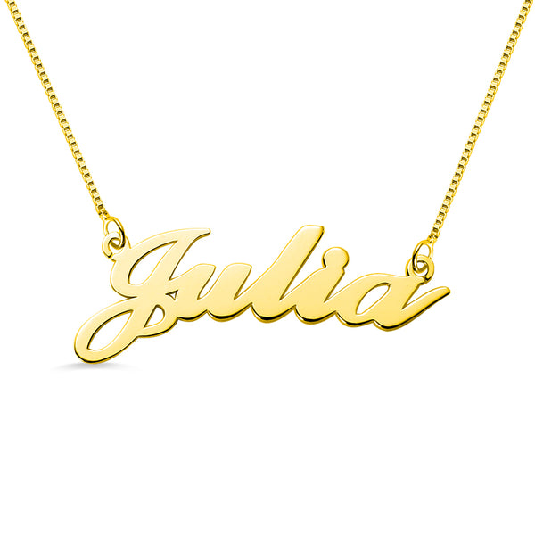 Personalized Classic Name Necklace in Silver