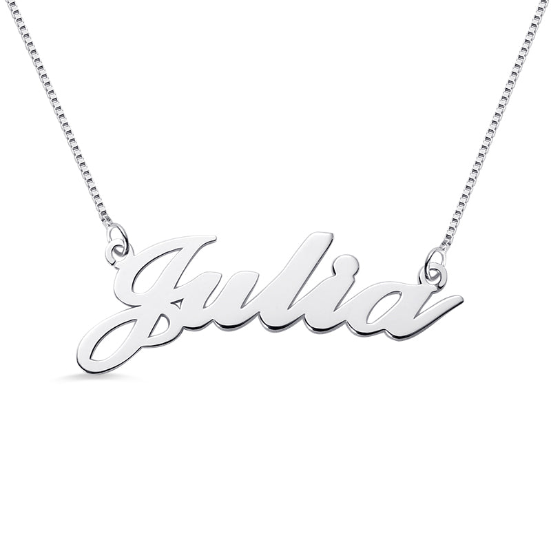 Collana personalizzata con nome classico in argento 