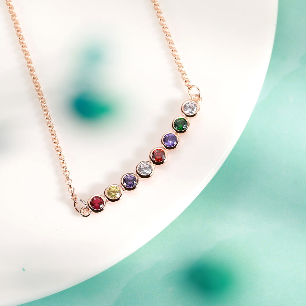 Personalized Birthstone Necklace