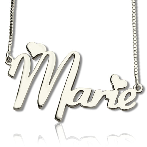 Collana personalizzata con nome carino in argento sterling