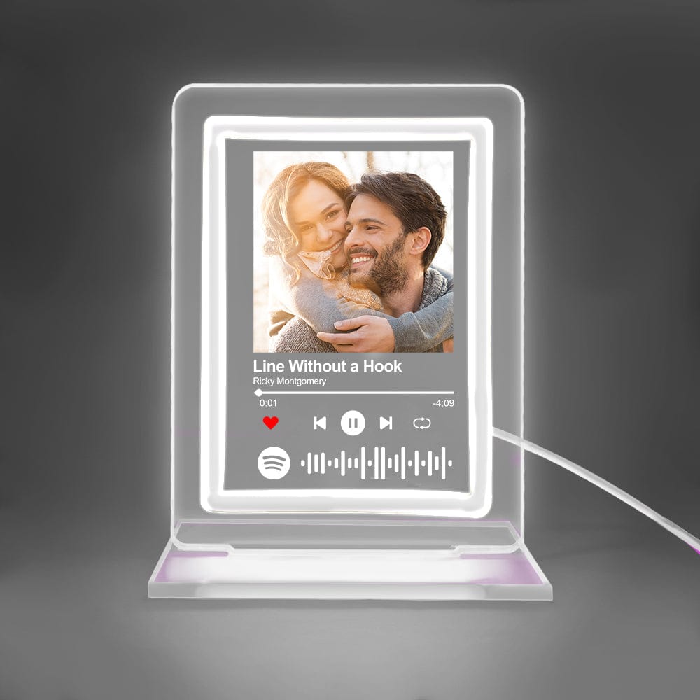 Custom Spotify Night Light Personalized Music Plaque Gifts for Lovers